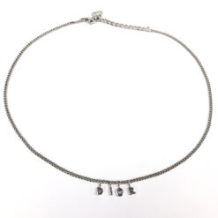 Alternative view of CHRISTIAN DIOR SPELL-OUT NECKLACE