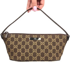 GUCCI MONOGRAM SHOULDER BAG