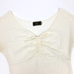 Alternative view of FENDI ZUCCA SHEER TOP