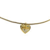 CHRISTIAN DIOR HEART NECKLACE