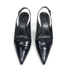 Alternative view of PRADA SLING-BACK LEATHER HEELS -  UK 3.5 / US 5.5 / EU 36.5