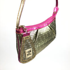 Alternative view of FENDI ZUCCA SHOULDER BAG