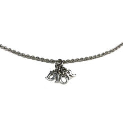 CHRISTIAN DIOR SPELL-OUT NECKLACE