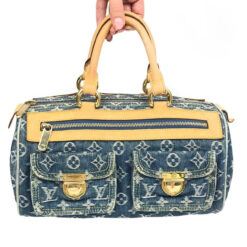 LOUIS VUITTON NEO SPEEDY DENIM BAG