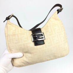 Alternative view of FENDI ZUCCA SHOULDER BAG