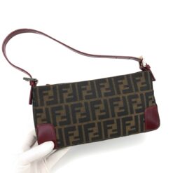 Alternative view of FENDI ZUCCA SHOULDER BAG