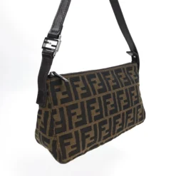 Alternative view of FENDI ZUCCA SHOULDER BAG