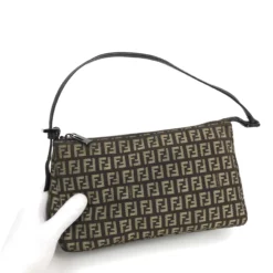 Alternative view of FENDI ZUCCA SHOULDER BAG