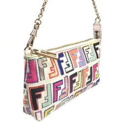 Alternative view of FENDI ZUCCA SHOULDER BAG