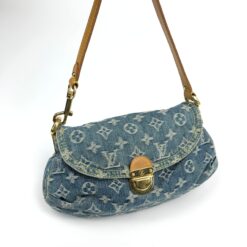Alternative view of LOUIS VUITTON DENIM PLEATY SHOULDER BAG