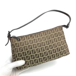 Alternative view of FENDI ZUCCA SHOULDER BAG