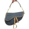CHRISTIAN DIOR DENIM SADDLE BAG