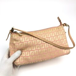 Alternative view of FENDI ZUCCA SHOULDER BAG