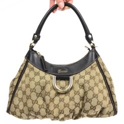 GUCCI MONOGRAM ABBEY SHOULDER BAG