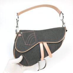 Alternative view of CHRISTIAN DIOR DENIM SADDLE BAG