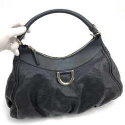 Alternative view of GUCCI MONOGRAM LEATHER ABBEY BAG