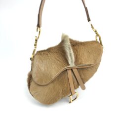 Alternative view of CHRISTIAN DIOR PONY HAIR MOHAWK SADDLE BAG
