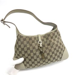 Alternative view of GUCCI MONOGRAM JACKIE SHOULDER BAG