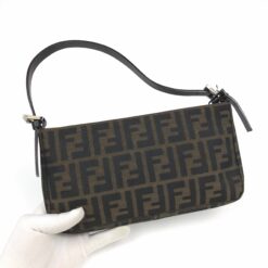 Alternative view of FENDI ZUCCA SHOULDER BAG