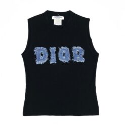 Alternative view of CHRISTIAN DIOR DENIM PRINT TOP