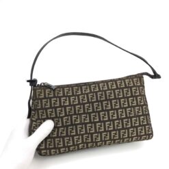Alternative view of FENDI ZUCCA SHOULDER BAG