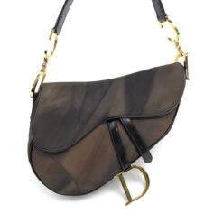 Alternative view of CHRISTIAN DIOR WATERCOLOUR SADDLE BAG