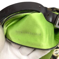 Alternative view of FENDI MONOGRAM BAGUETTE SHOULDER BAG WITH FLOWER DETAILING