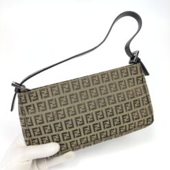 Alternative view of FENDI ZUCCA SHOULDER BAG