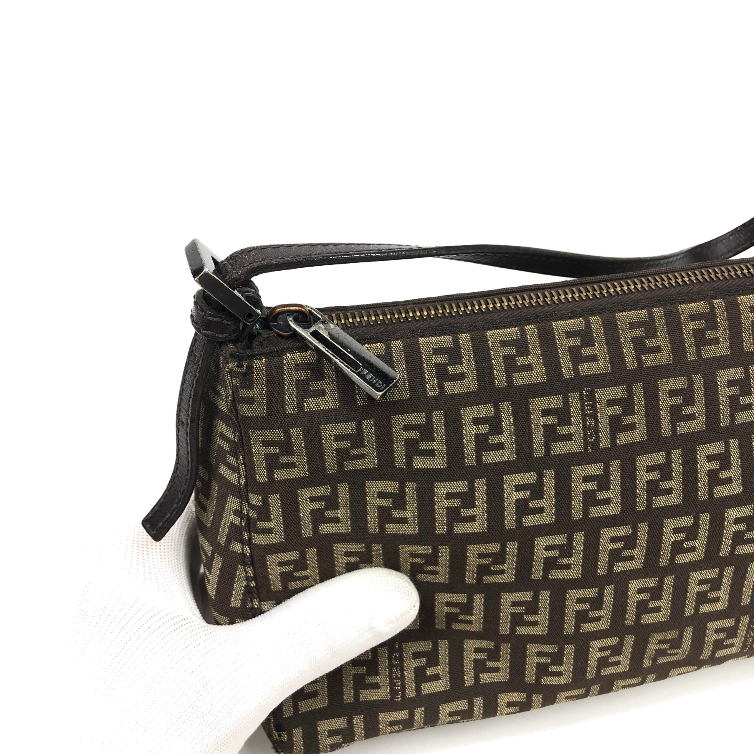 FENDI ZUCCA SHOULDER BAG - Image 9